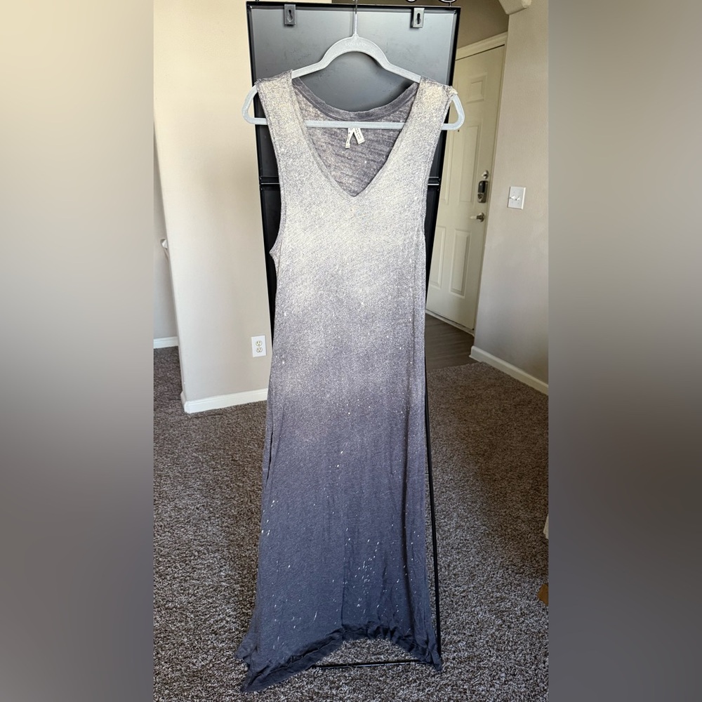 Chic Ombre Sleeveless Maxi Dress